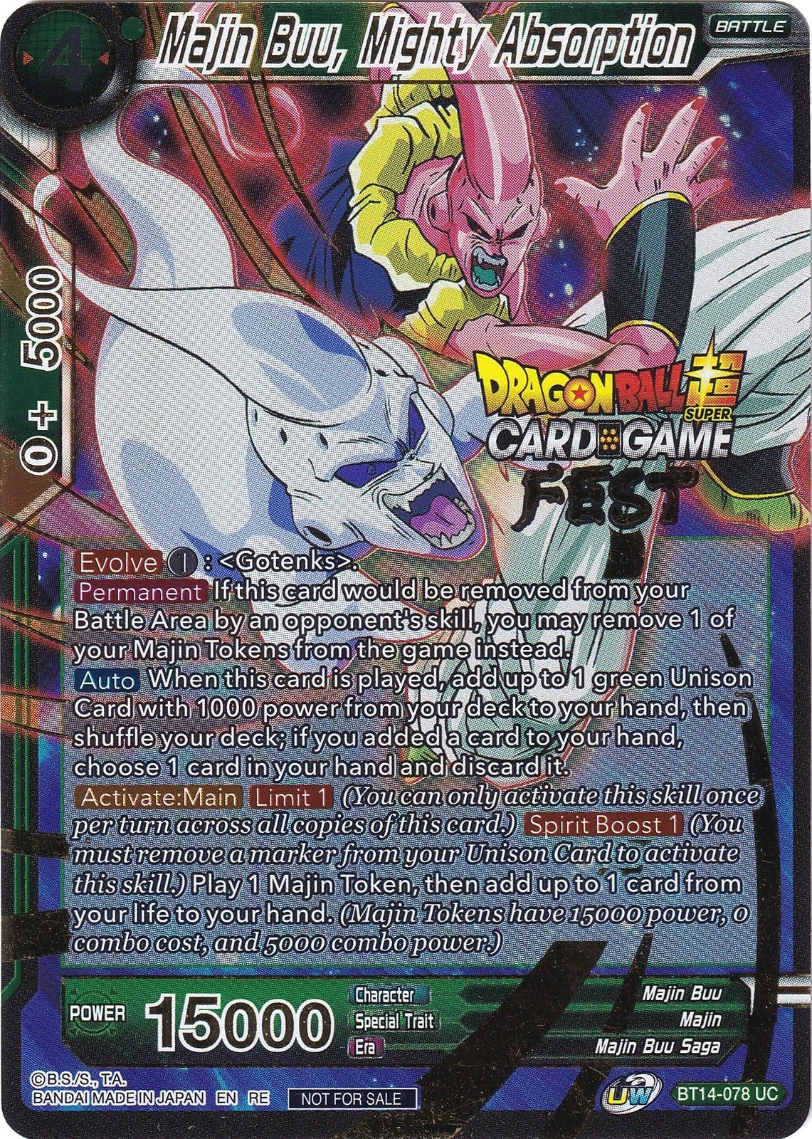 Majin Buu, Mighty Absorption BT14-078