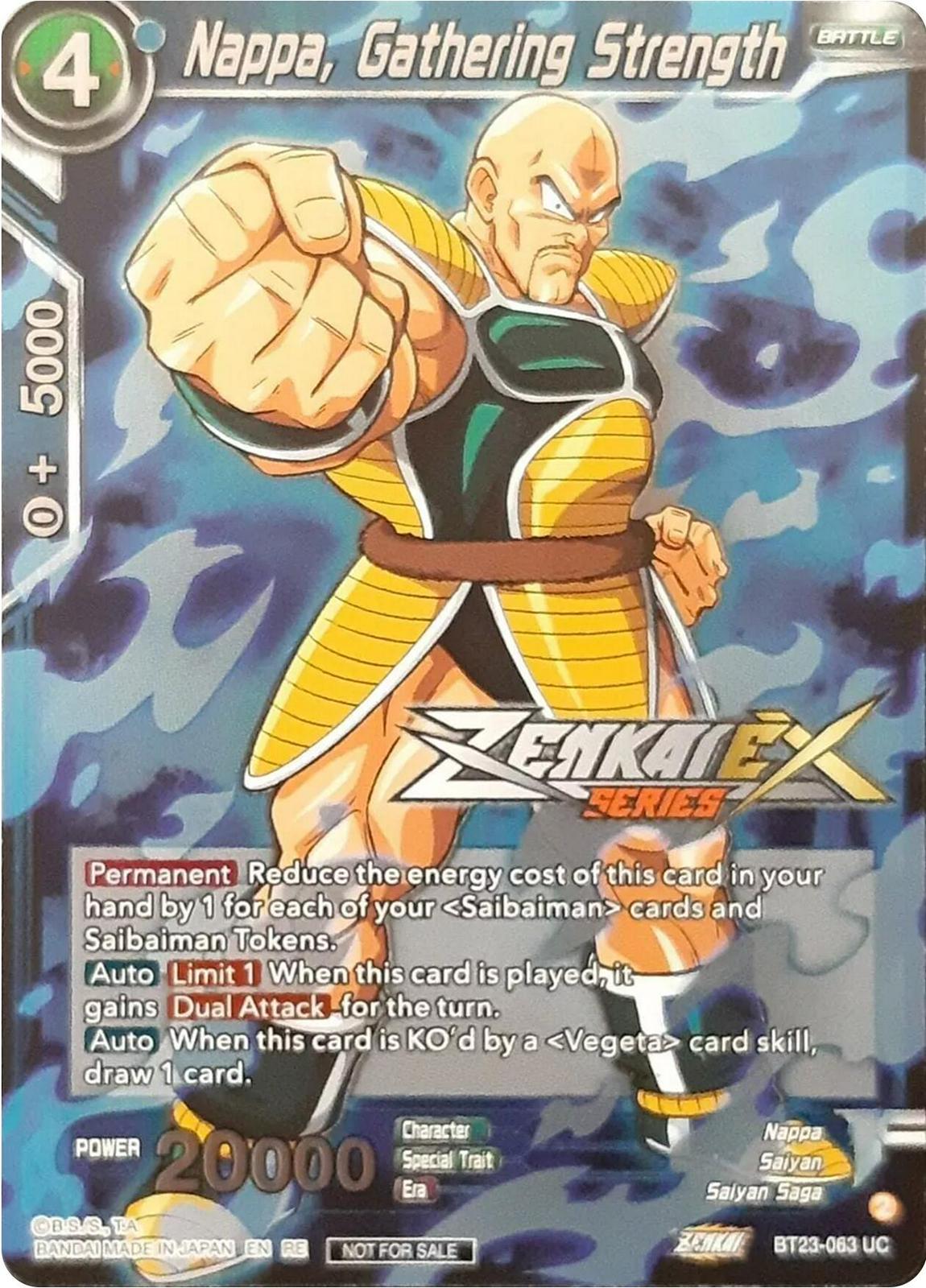 Nappa, Gathering Strength BT23-063