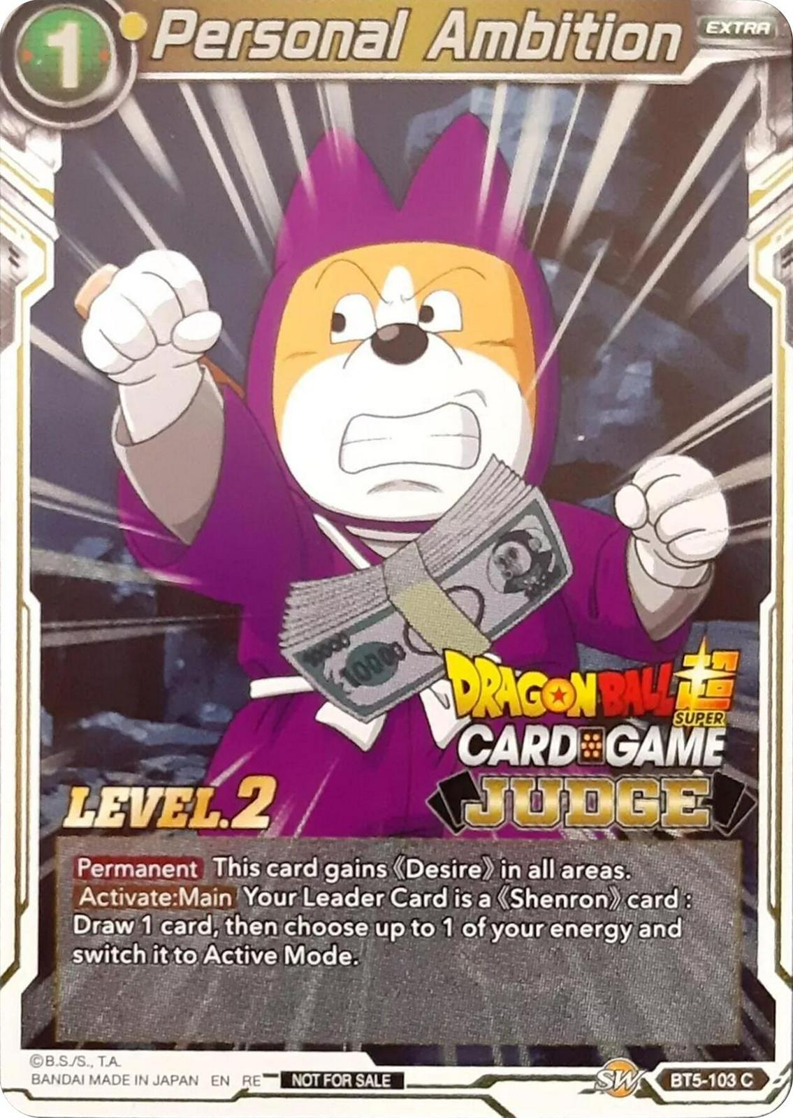 Personal Ambition [Level 2 Foil] BT5-103
