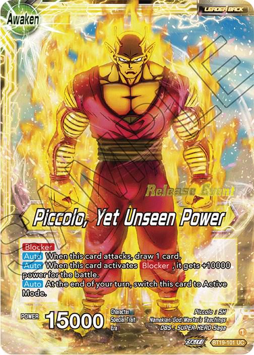 Piccolo // Piccolo, Yet Unseen Power BT19-101
