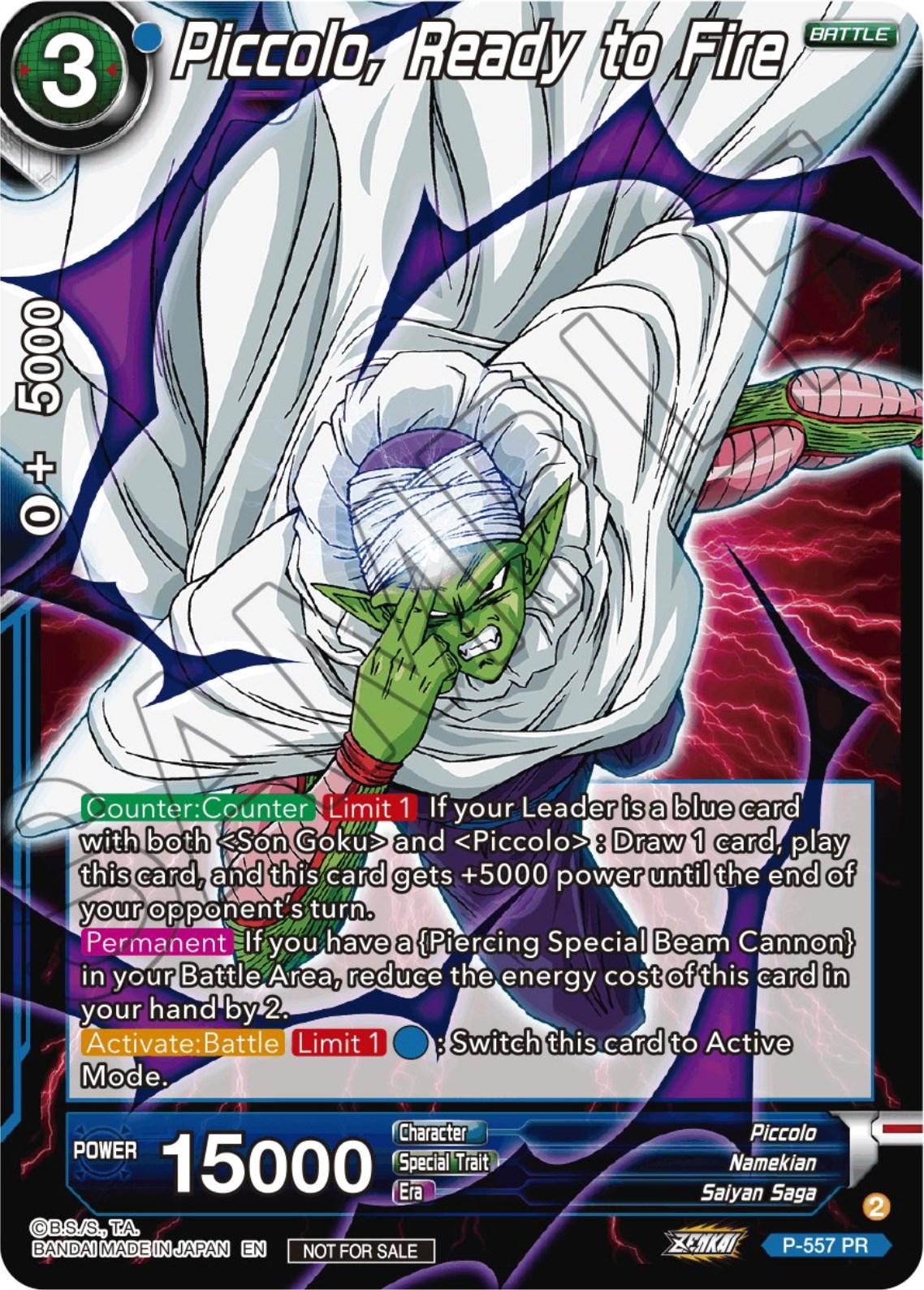 Piccolo, Ready to Fire P-557