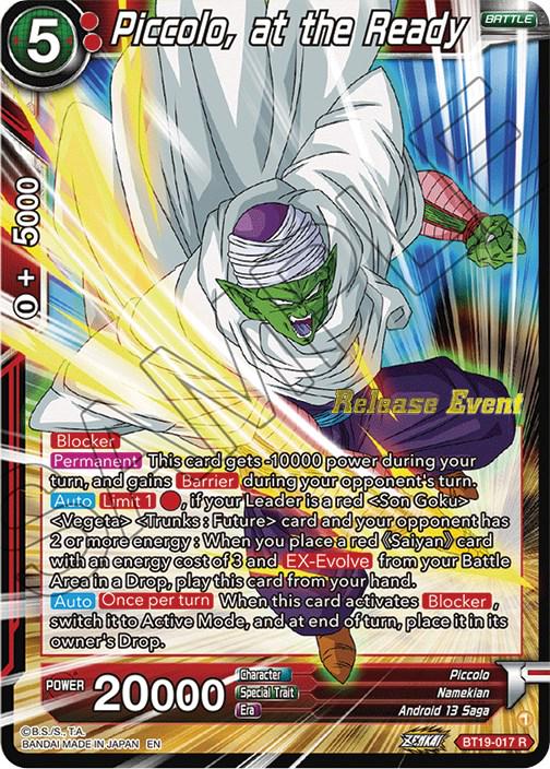 Piccolo, at the Ready BT19-017