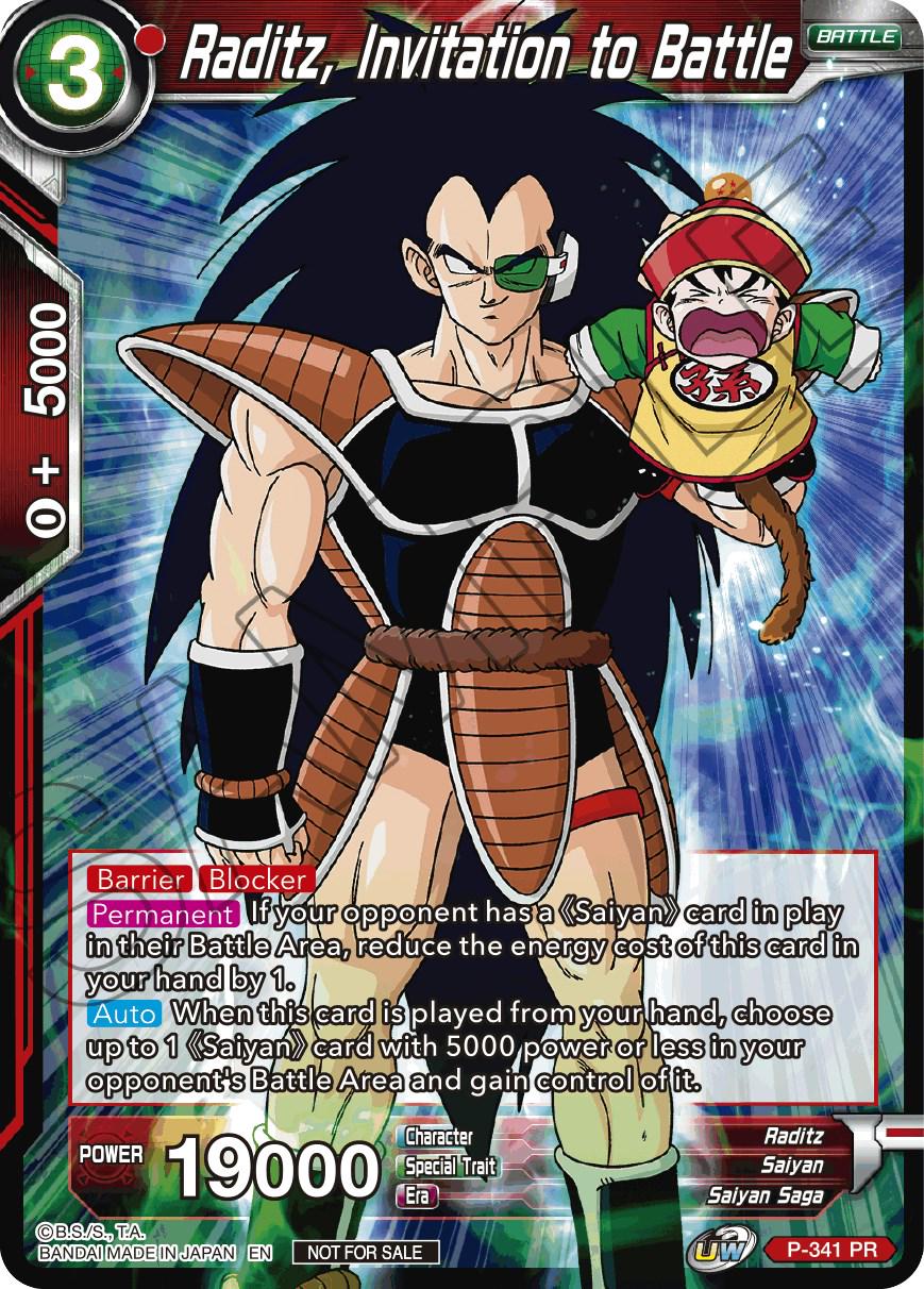 Raditz, Invitation to Battle P-341