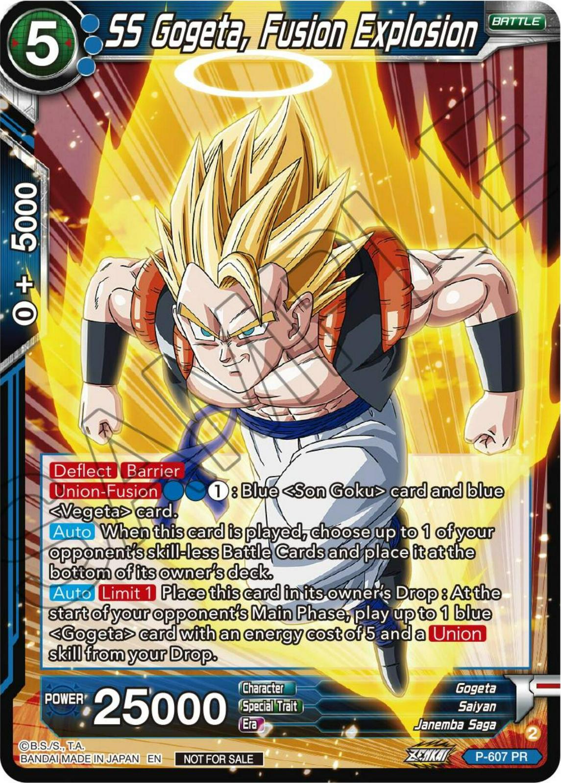 SS Gogeta, Fusion Explosion P-607
