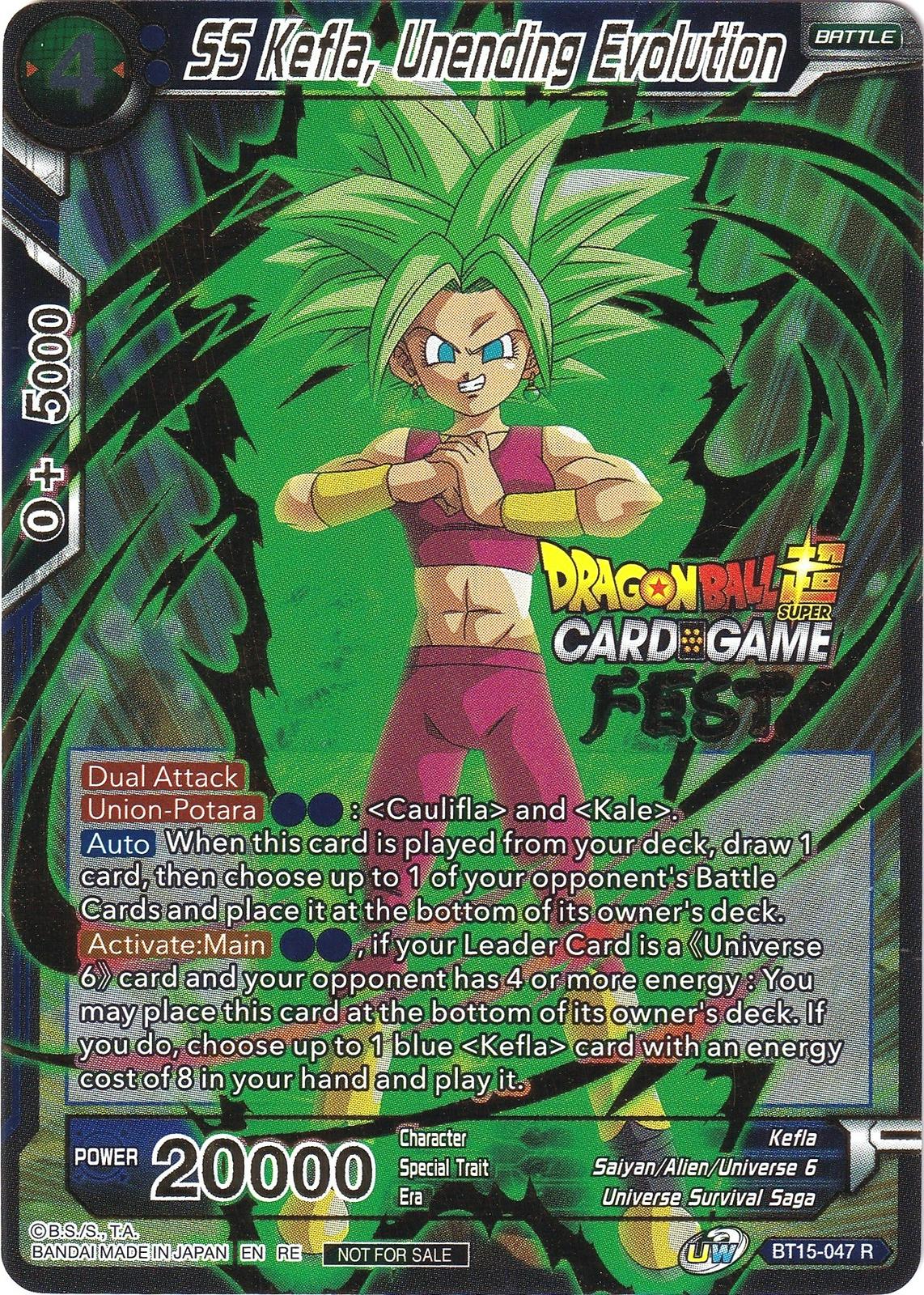 SS Kefla, Unending Evolution BT15-047