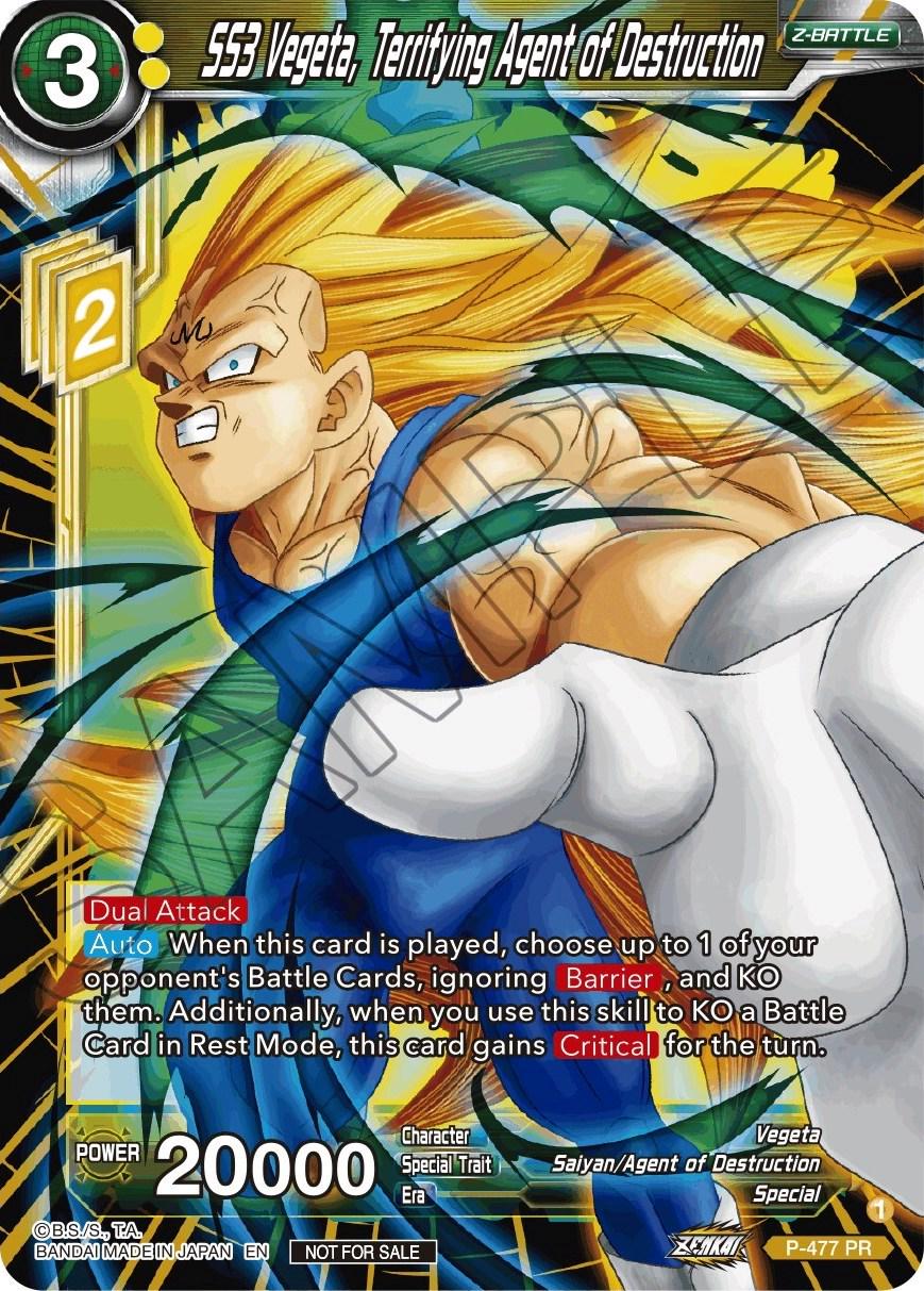 SS3 Vegeta, Terrifying Agent of Destruction P-477