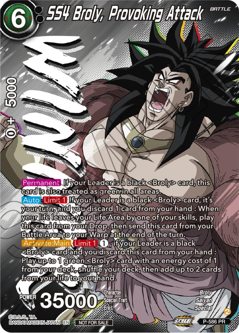 SS4 Broly, Provoking Attack [Foil] P-586