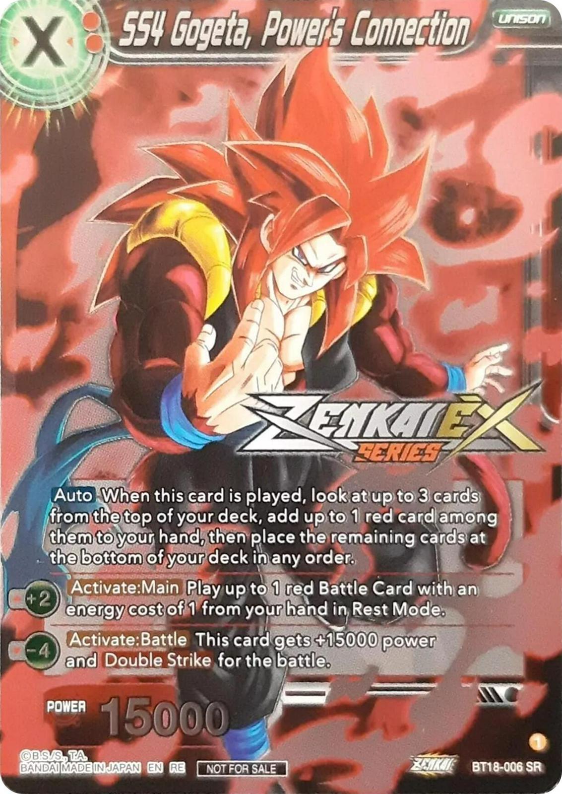 SS4 Gogeta, Power's Connection BT18-006