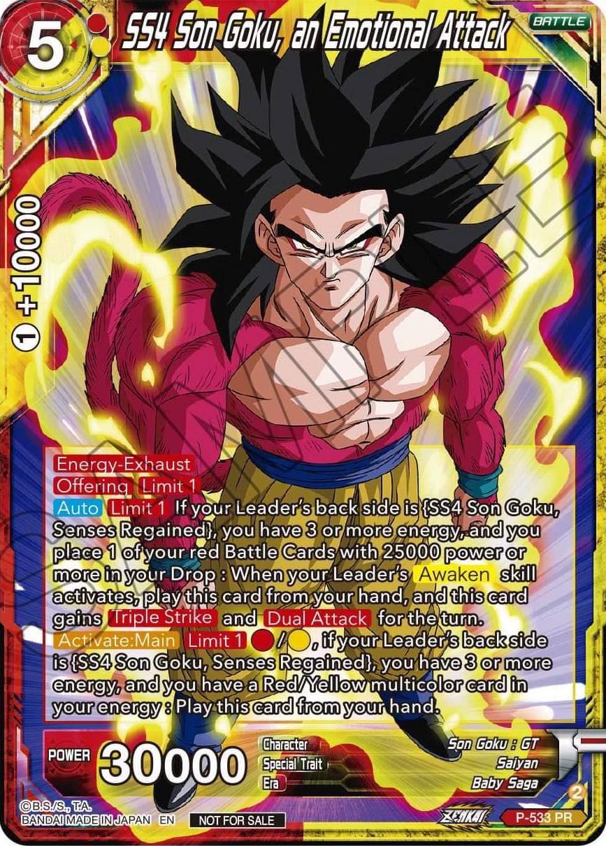 SS4, Son Goku, an Emotional Attack P-533