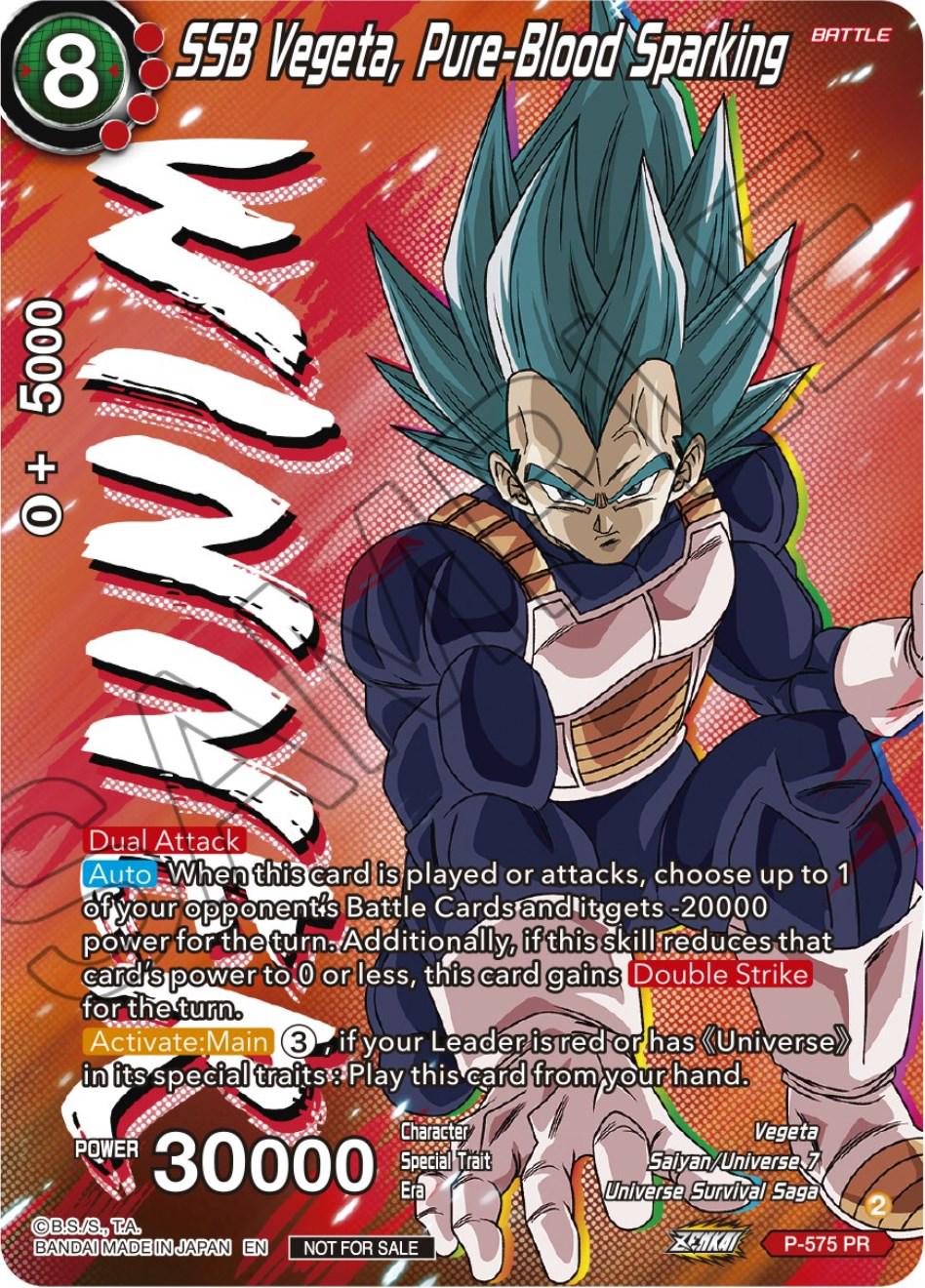 SSB Vegeta, Pure-Blood Sparking [Foil] P-575