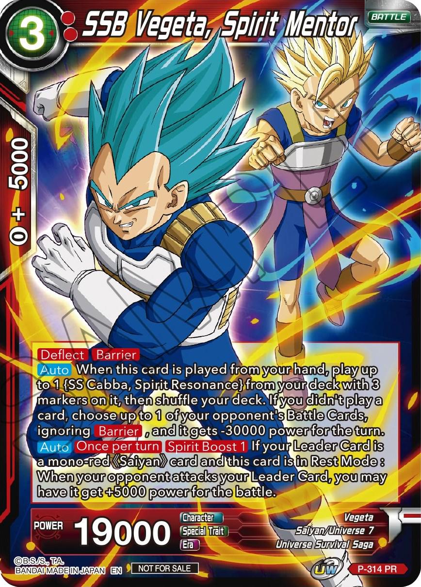 SSB Vegeta, Spirit Mentor P-314