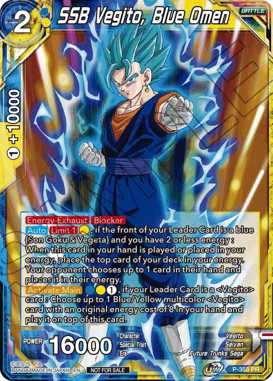 SSB Vegito, Blue Omen P-353