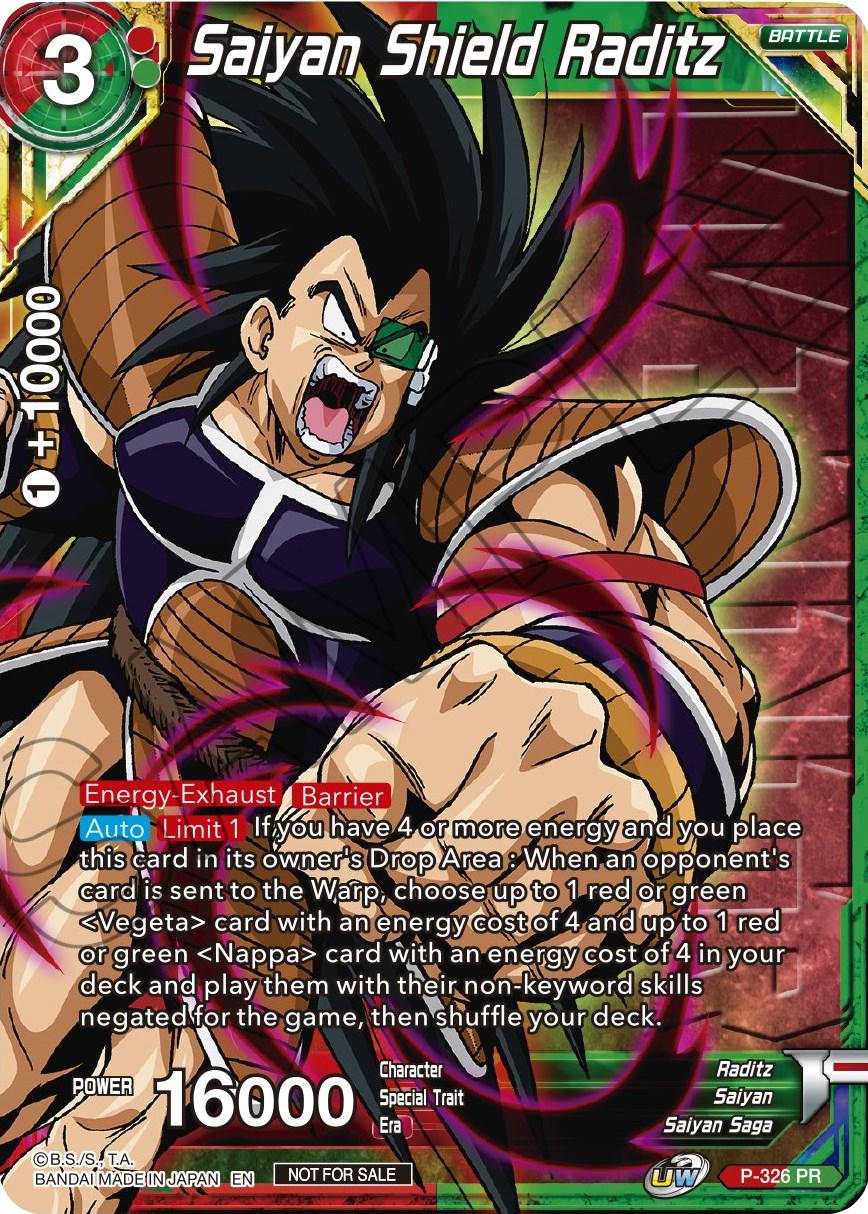 Saiyan Shield Raditz [Winner] P-326