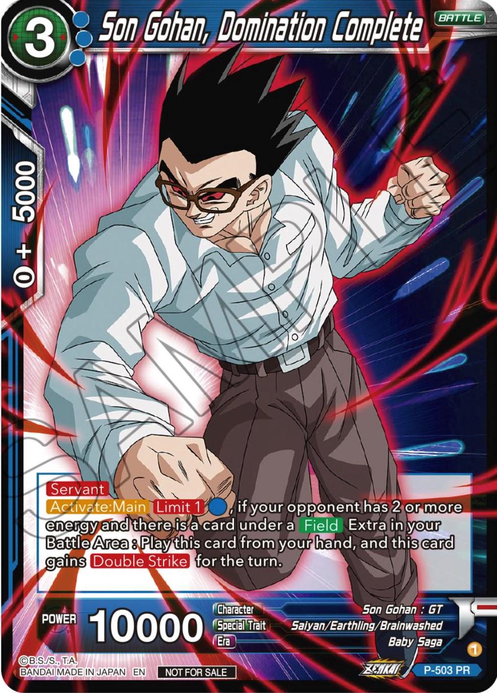 Son Gohan, Domination Complete P-503
