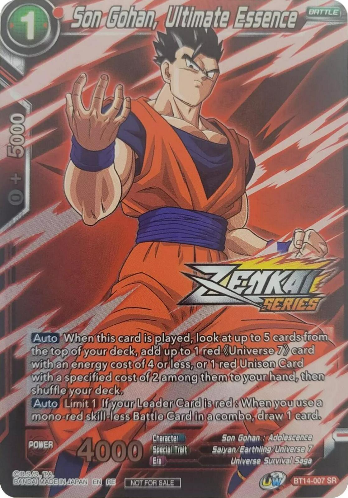 Son Gohan, Ultimate Essence BT14-007