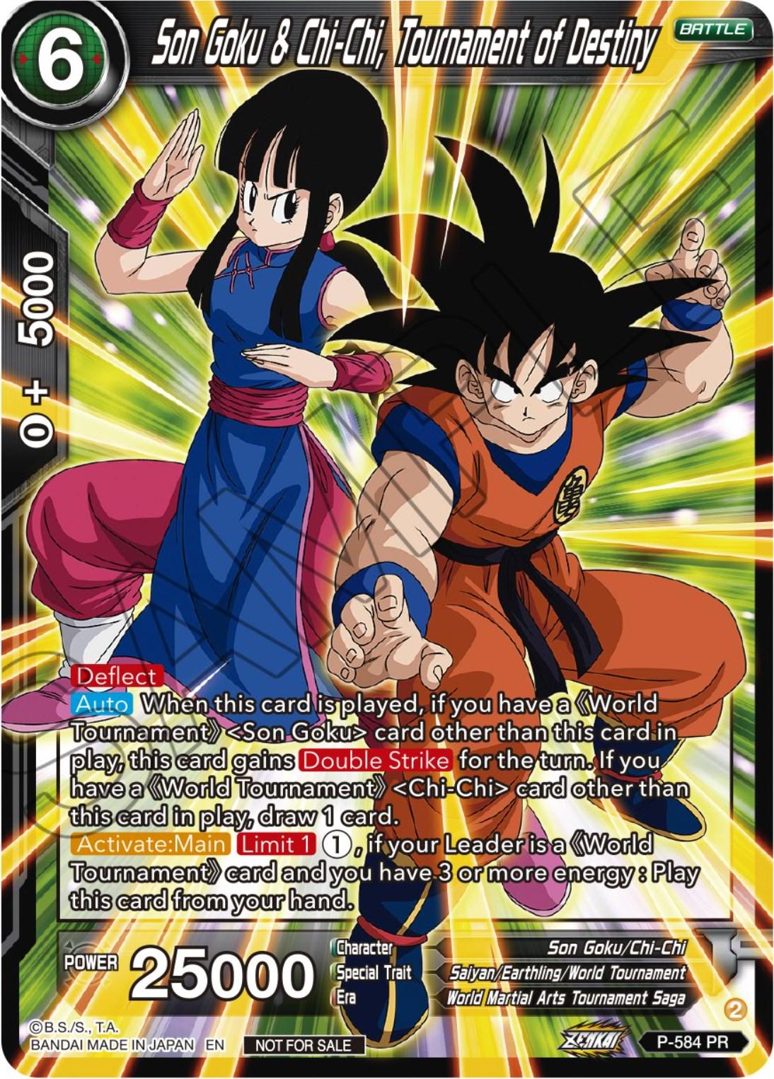 Son Goku & Chi-Chi, Tournament of Destiny P-584