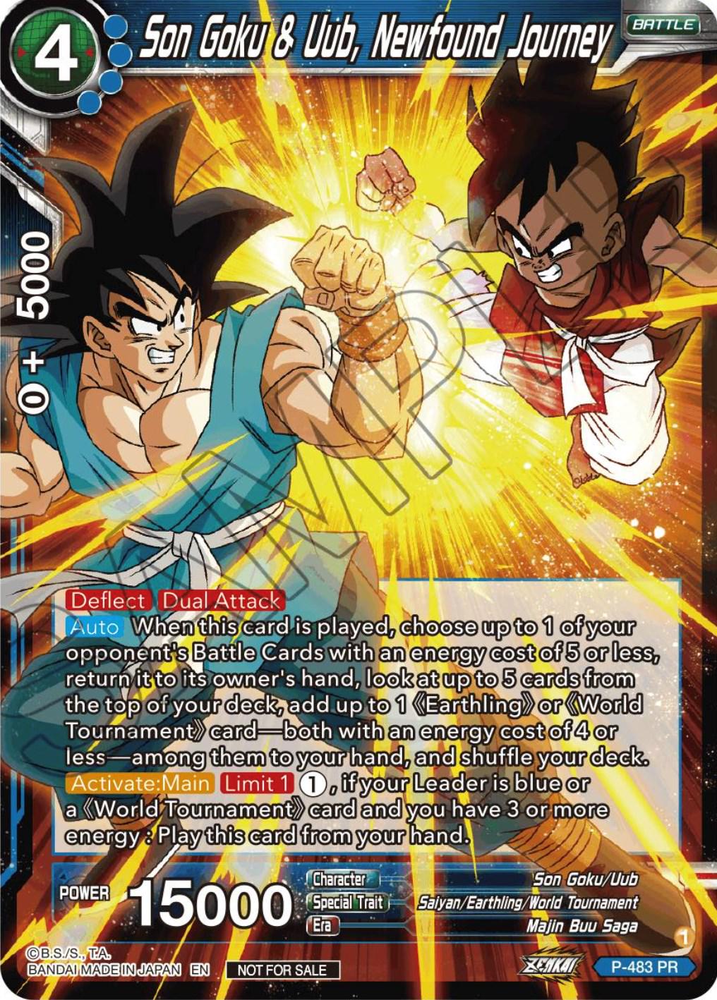 Son Goku & Uub, Newfound Journey P-483