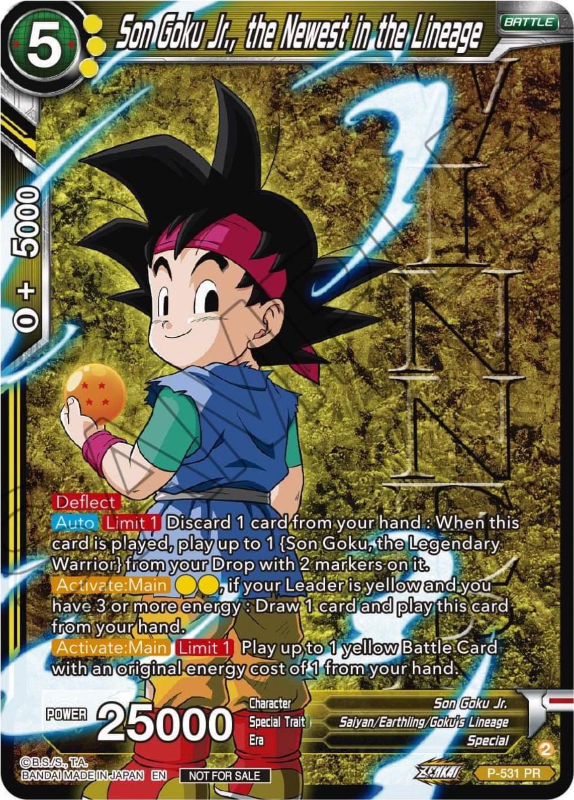 Son Goku Jr., the Newest in the Lineage [Winner] P-531