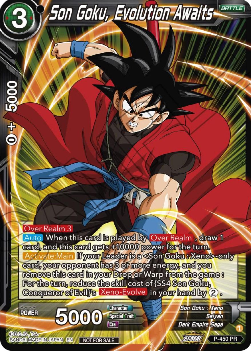 Son Goku, Evolution Awaits P-450