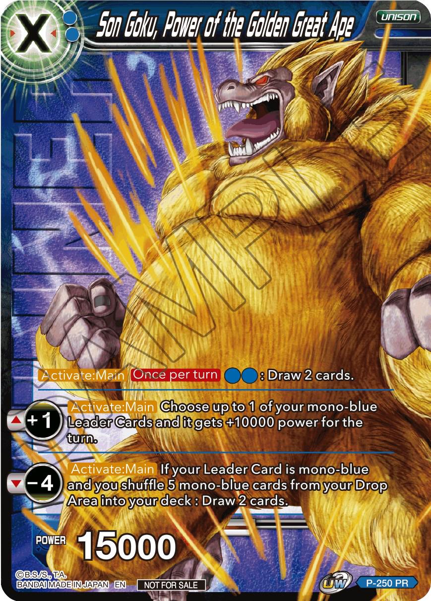 Son Goku, Power of the Golden Great Ape [Winner] P-250