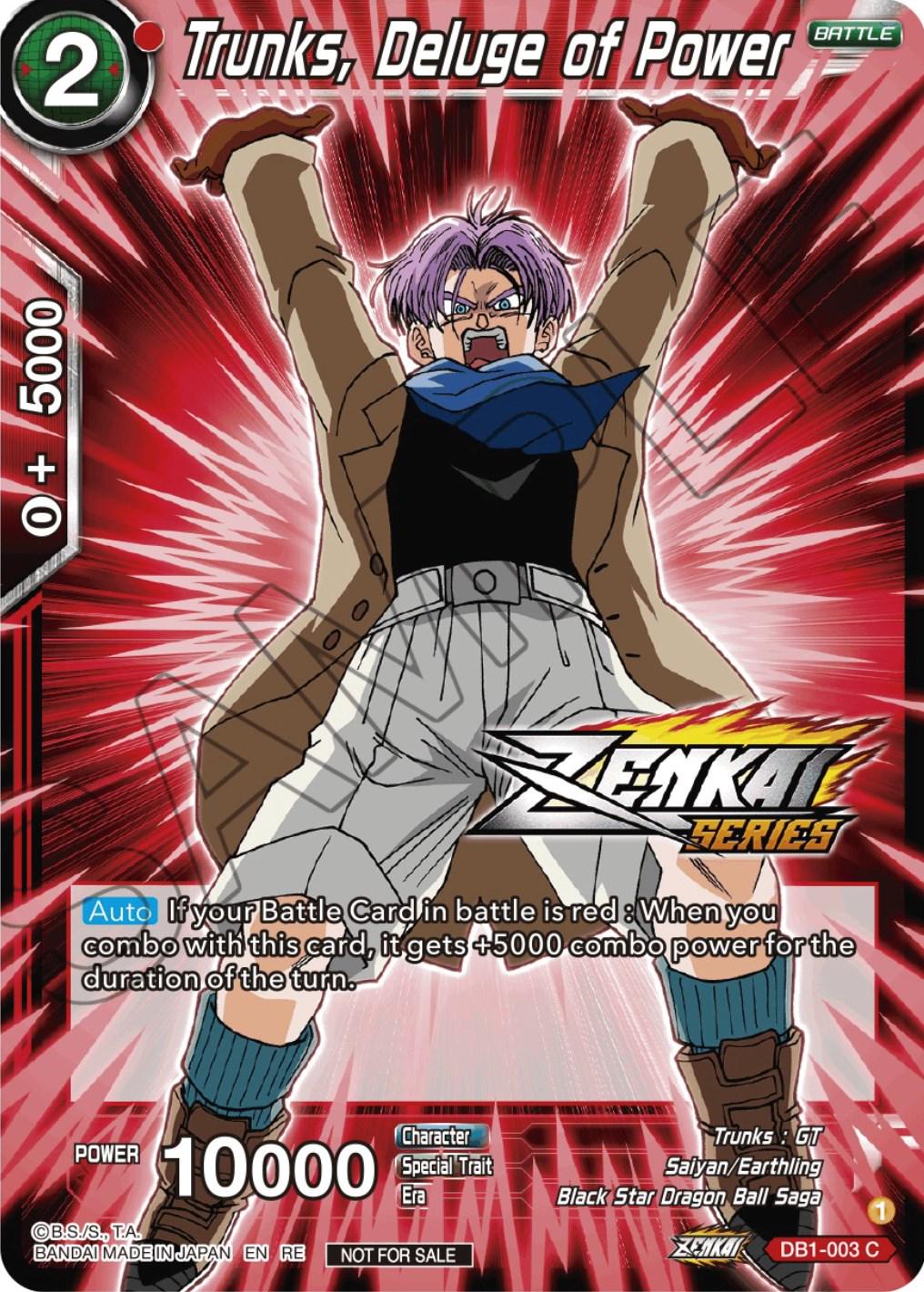 Trunks, Deluge of Power DB1-003
