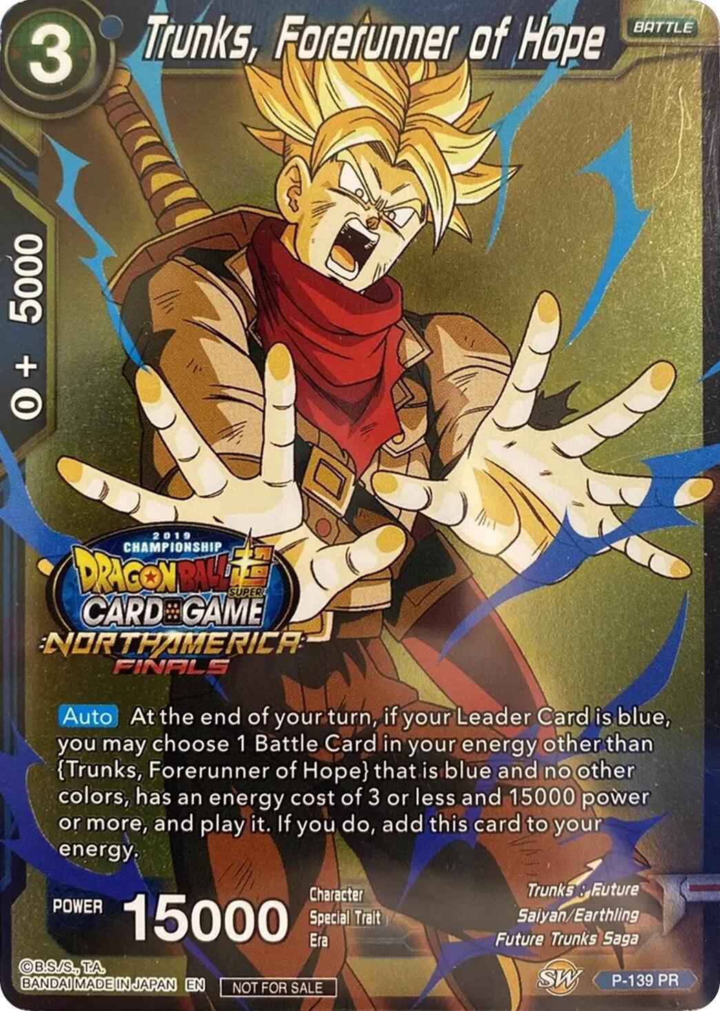 Trunks, Forerunner of Hope [Championship Final 2019] P-139