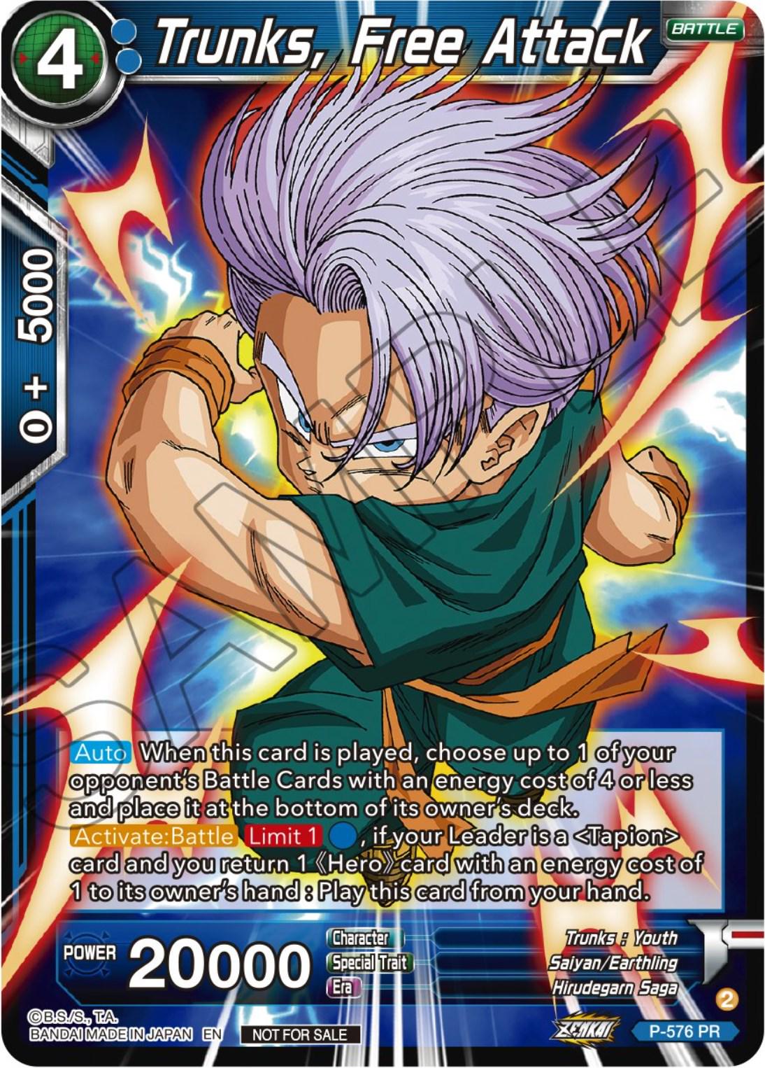 Trunks, Free Attack P-576