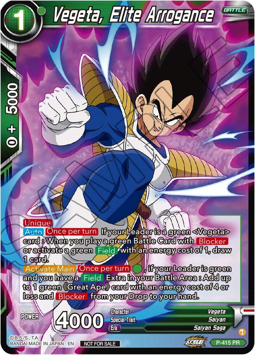 Vegeta, Elite Arrogance P-415
