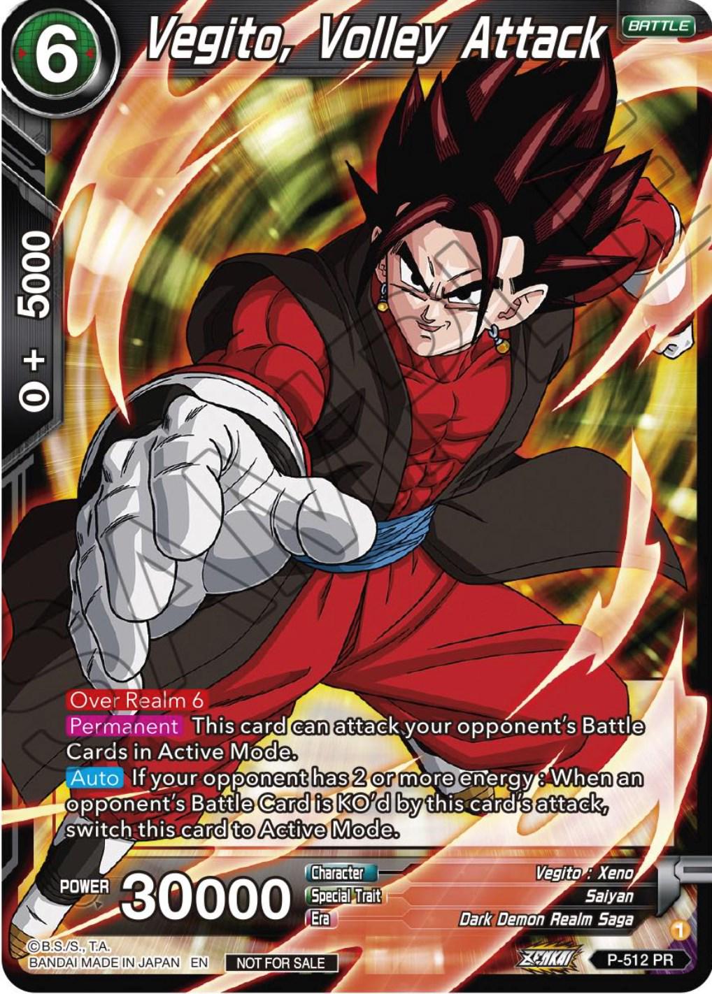 Vegito, Volley Attack P-512