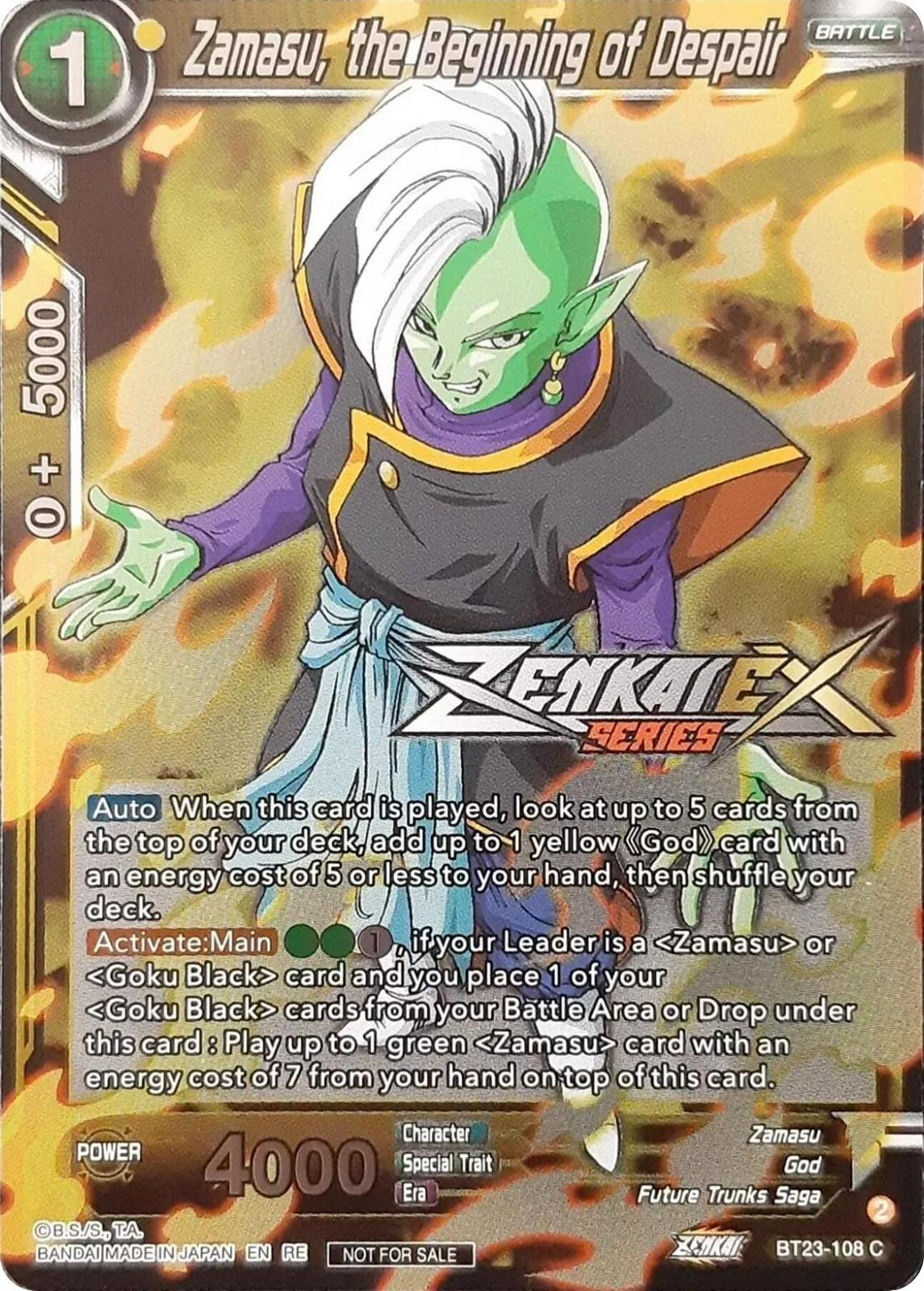 Zamasu, the Beginning of Despair [Event Pack 13 Foil]