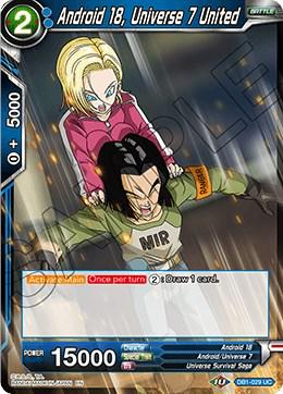 Android 18, Universe 7 United DB1-029