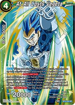 At All Costs Vegeta [ShatterFoil] BT4-030