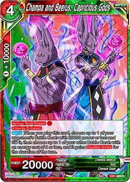 Champa and Beerus, Capricious Gods DB1-088