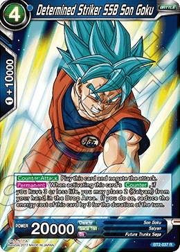 Determined Striker SSB Son Goku [ShatterFoil] BT2-037