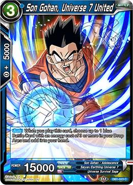Son Gohan, Universe 7 United DB1-023