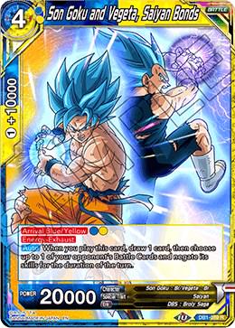 Son Goku and Vegeta, Saiyan Bonds DB1-089