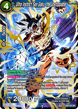 Ultra Instinct Son Goku, the Unstoppable DB1-021