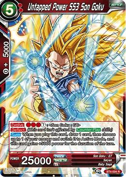 Untapped Power SS3 Son Goku [ShatterFoil] BT4-004