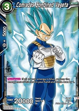 Comrades Combined Vegeta [Foil] EX01-02