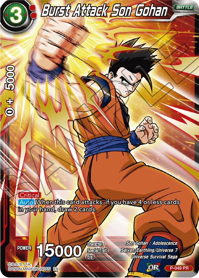 Burst Attack Son Gohan [Alternate Art] P-049