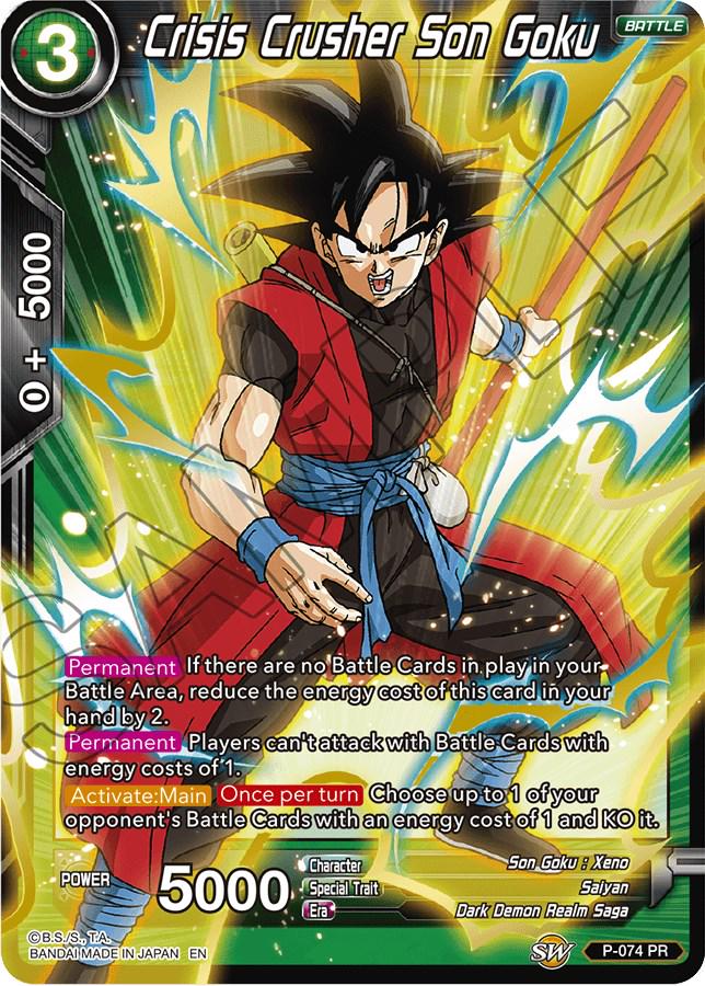 Crisis Crusher Son Goku [Alternate Art] P-074