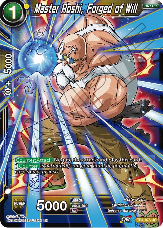 Master Roshi, Forged of Will [Alternate Art] TB1-076