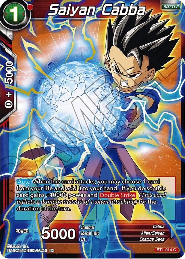 Saiyan Cabba [Alternate Art] BT1-014