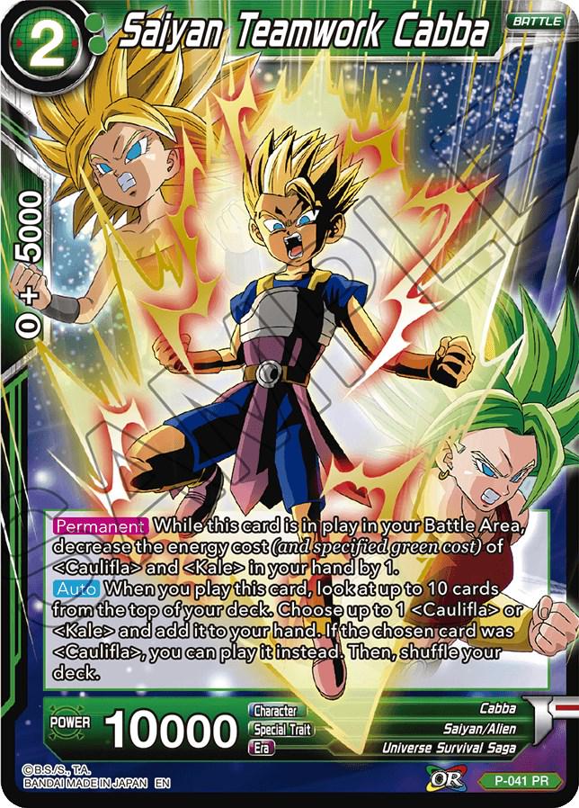 Saiyan Teamwork Cabba [Alternate Art] P-041