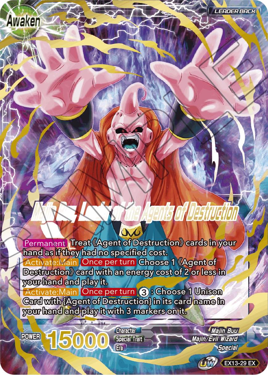 Babidi, Leader of the Agents of Destruction // Majin Buu, Leader of the Agents of Destruction EX13-29