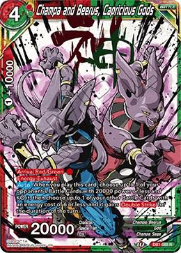 Champa and Beerus, Capricious Gods [Alternate Art] DB1-088