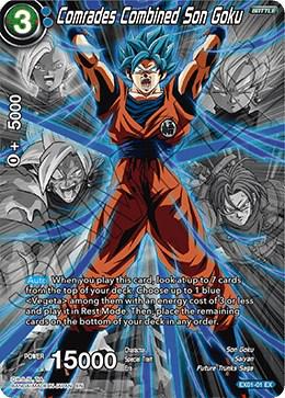 Comrades Combined Son Goku [Alternate Art] EX01-01