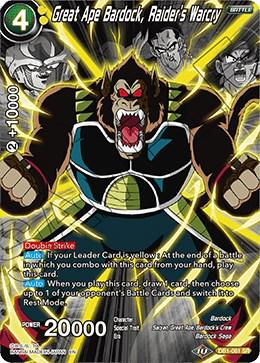Great Ape Bardock, Raider's Warcry [Alternate Art] DB1-061