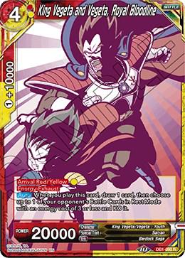 King Vegeta and Vegeta, Royal Bloodline [Alternate Art] DB1-090