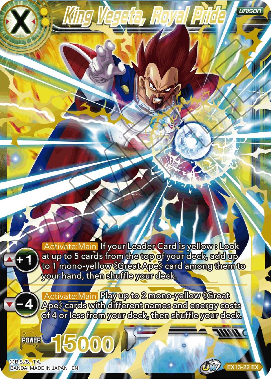 King Vegeta, Royal Pride EX13-22